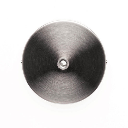 Single Port Ceiling Canopy Raw Metal