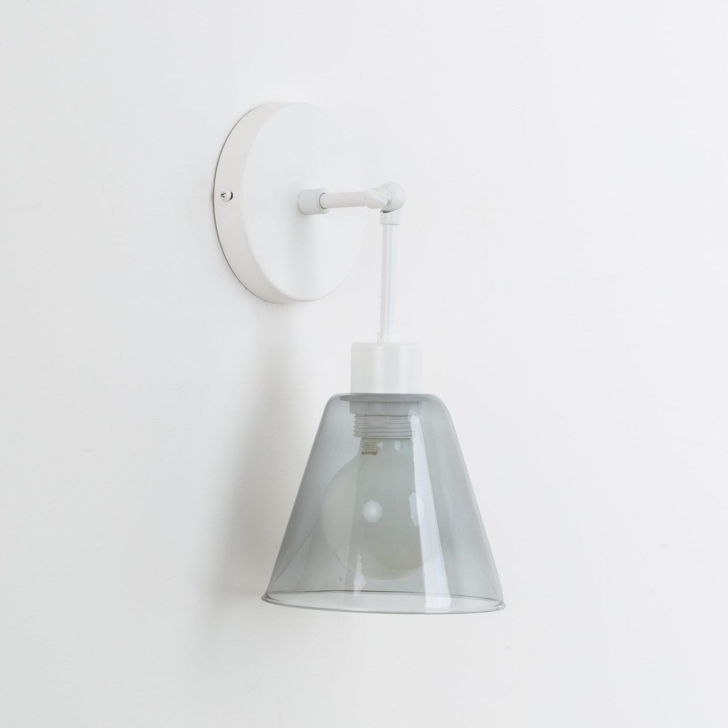 Hinge Glass Cone Solo Sconce