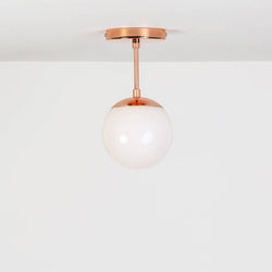 6inch Mod Glass Globe Post Pendant Light