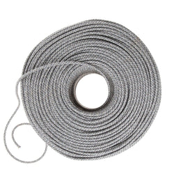 DIY Fabric Wire by the Foot - Gray Tweed