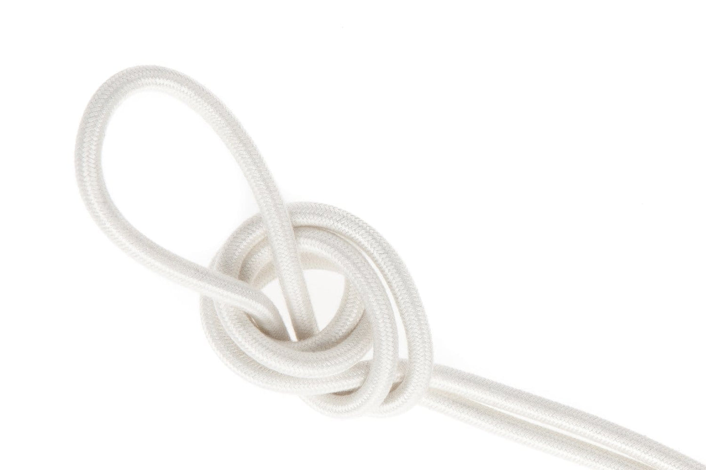DIY Fabric Wire by the Foot - White (Cotton Blend)