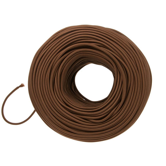 DIY Fabric Wire by the Foot - Chocolate Brown