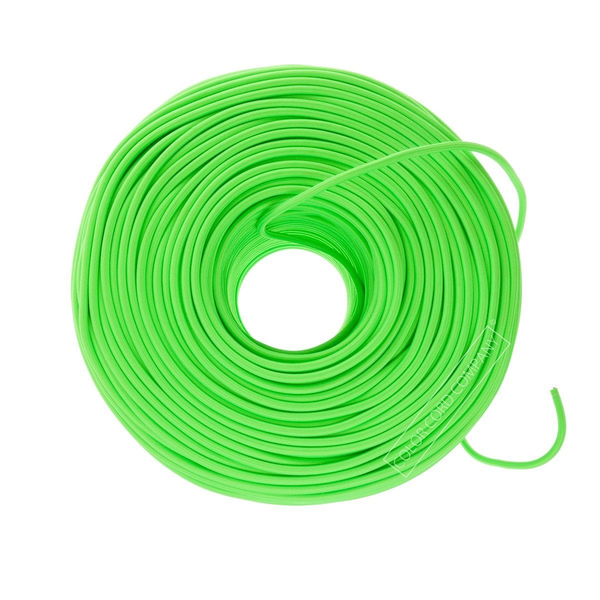 DIY Fabric Wire by the Foot - Neon Green