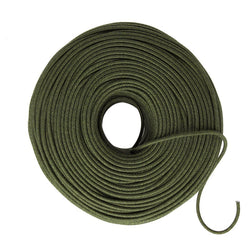 DIY Fabric Wire by the Foot - Avocado Mini Tweed (Cotton Blend)