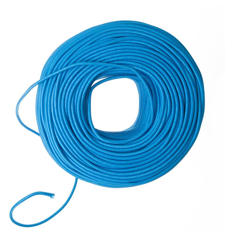Cloth Covered WIre - Electric Blue – Color Cord Company