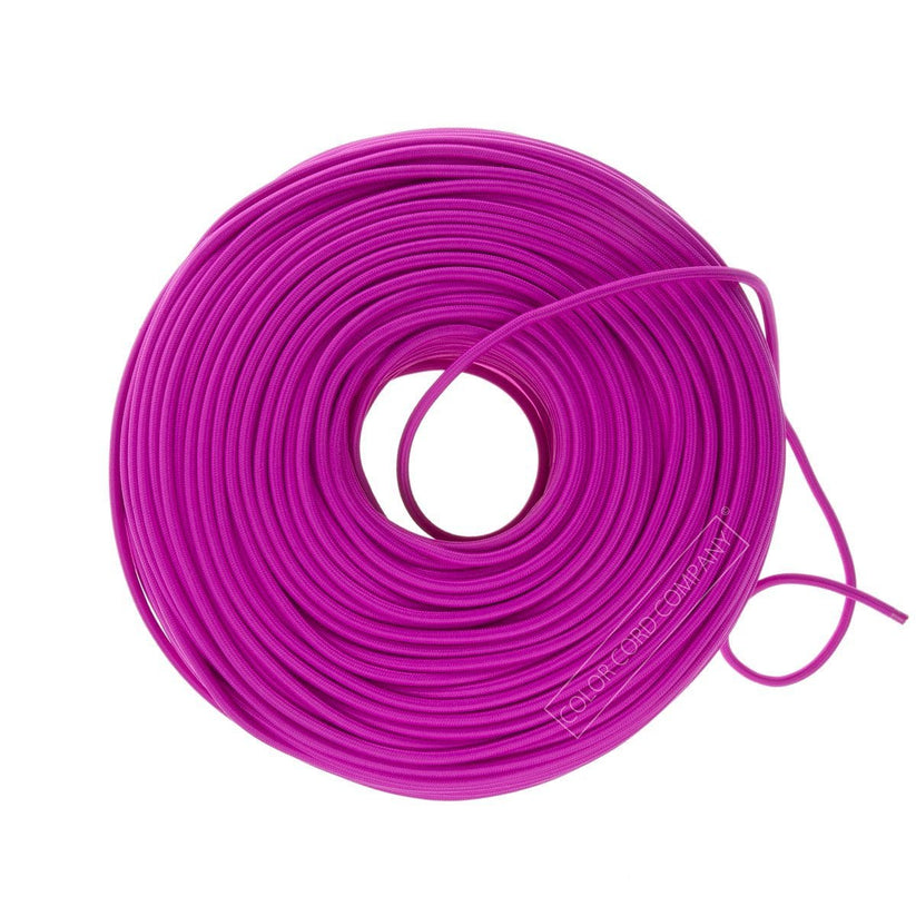 Cloth Covered Wire Magenta Color Cord Company