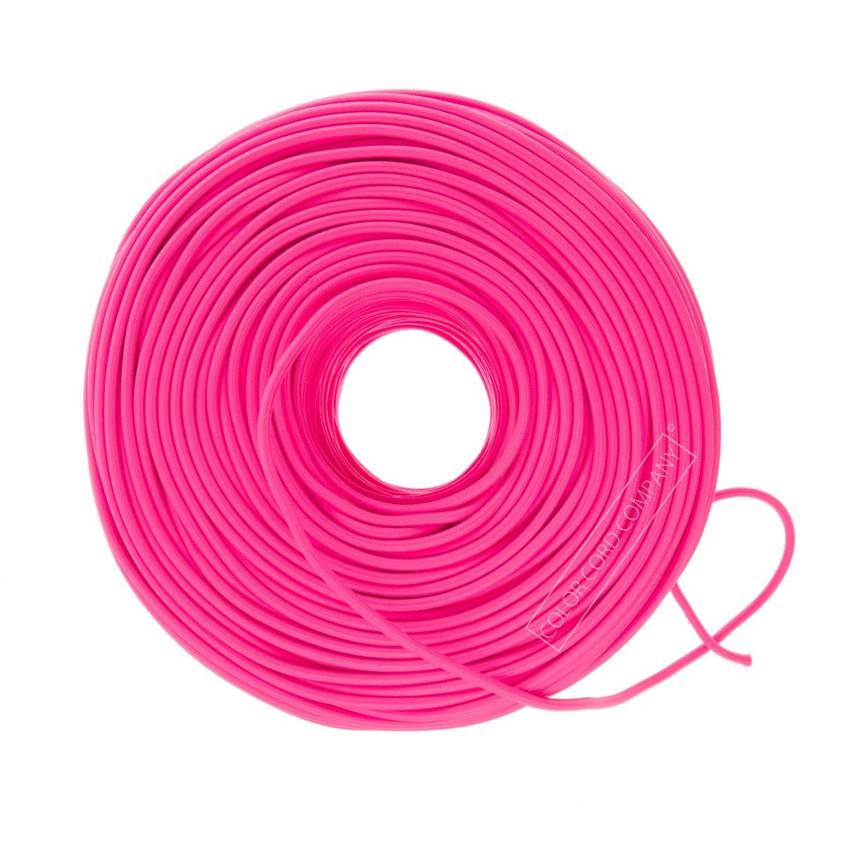 DIY Fabric Wire by the Foot - Neon Pink
