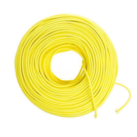 DIY Fabric Wire by the Foot - Citrus Yellow