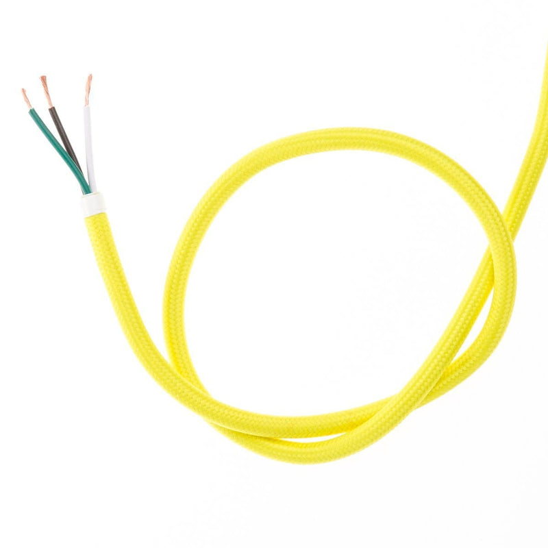 Cloth Covered Wire - Citrus Yellow