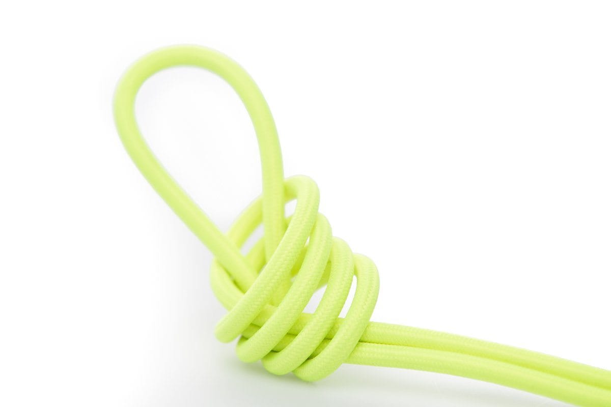 DIY Fabric Wire by the Foot - Neon Yellow