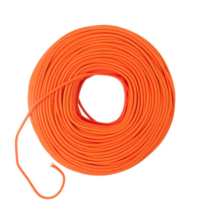 DIY Fabric Wire by the Foot - Orange