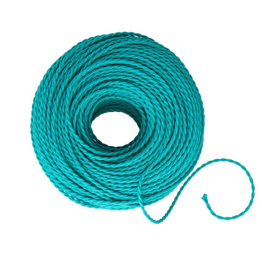 DIY Twisted Pair Wire by the Foot - Turquoise