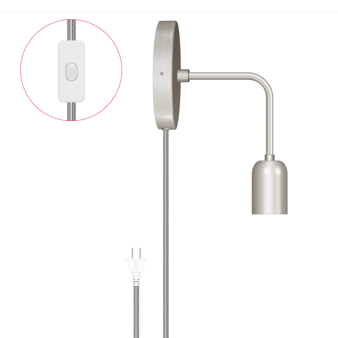 Bend Solo Plug-In Sconce