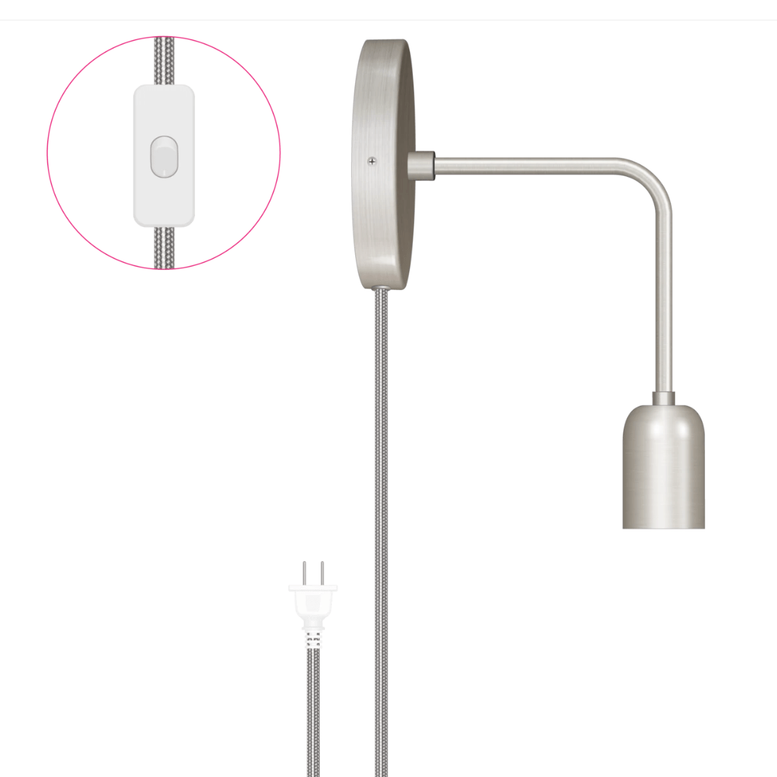 Bend Solo Plug-In Sconce