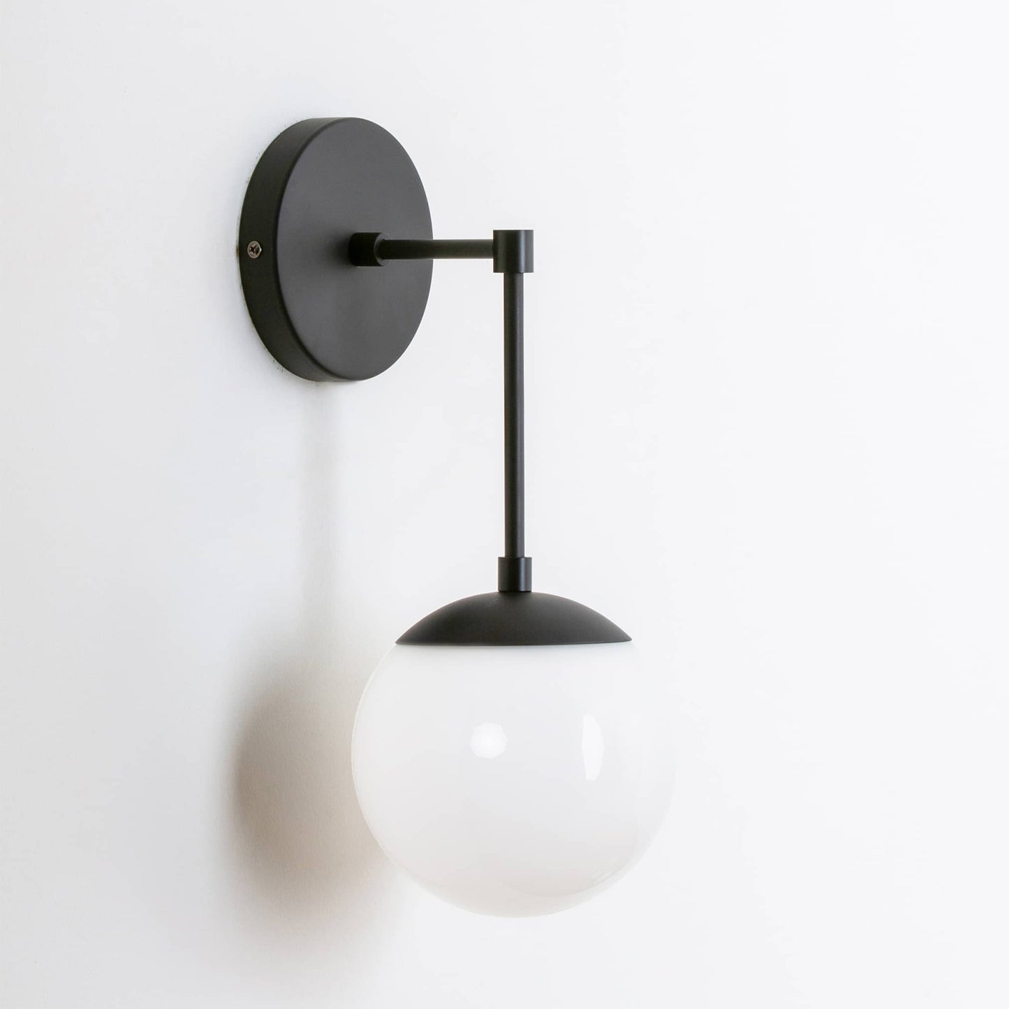 Mod Glass Globe Solo Sconce