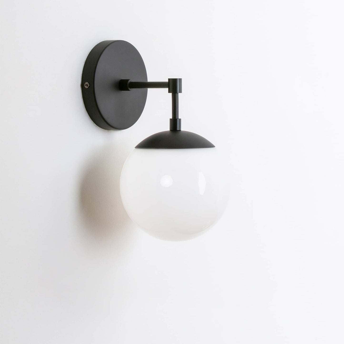 Mod Glass Globe Solo Sconce