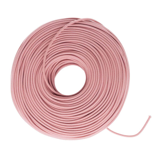 DIY Fabric Wire by the Foot - Cameo Pink (Cotton Blend)