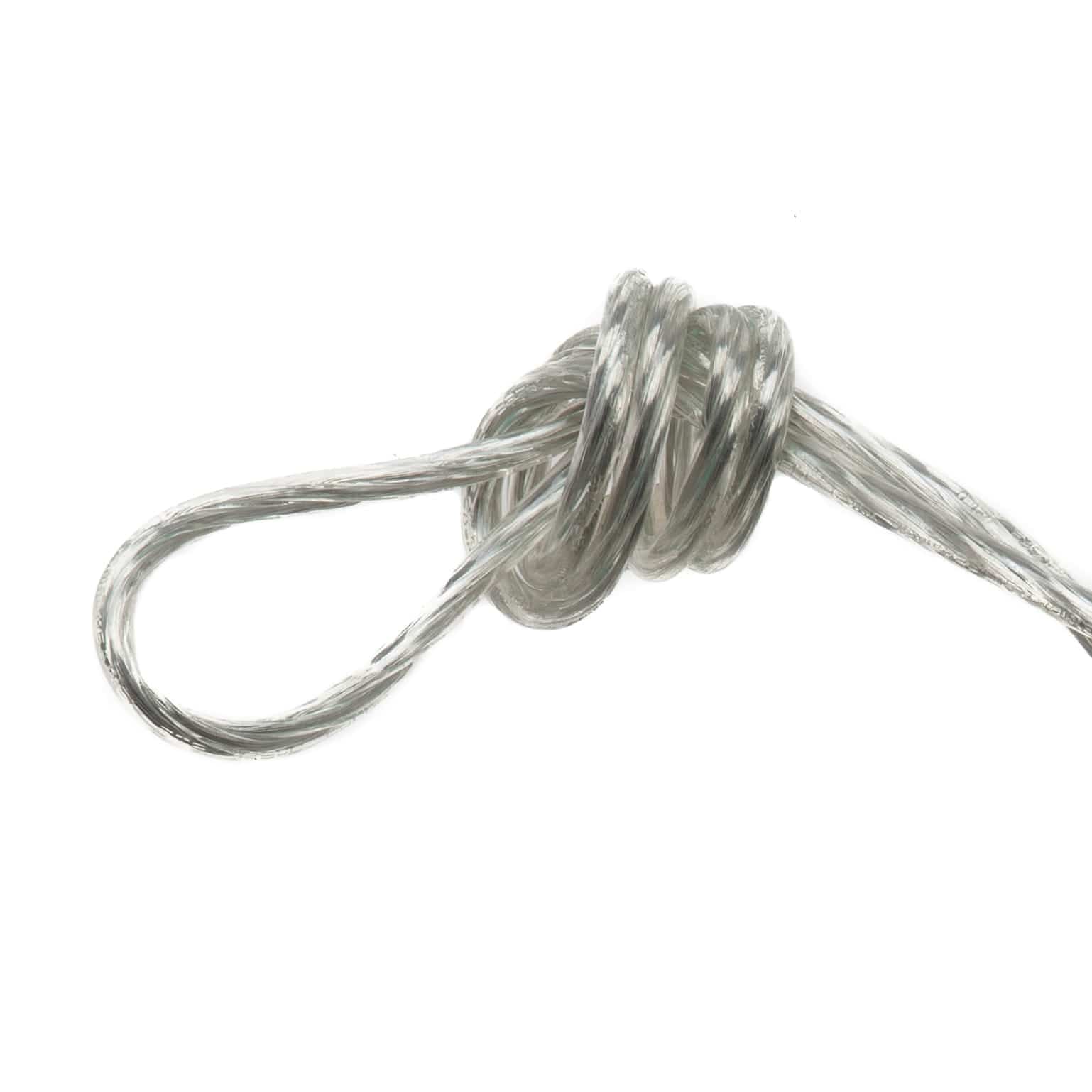Pendant Clear Round 2 Conductor Cord- Per Ft.