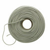 DIY Fabric Wire by the Foot - Gray & Citrus Yellow Dot