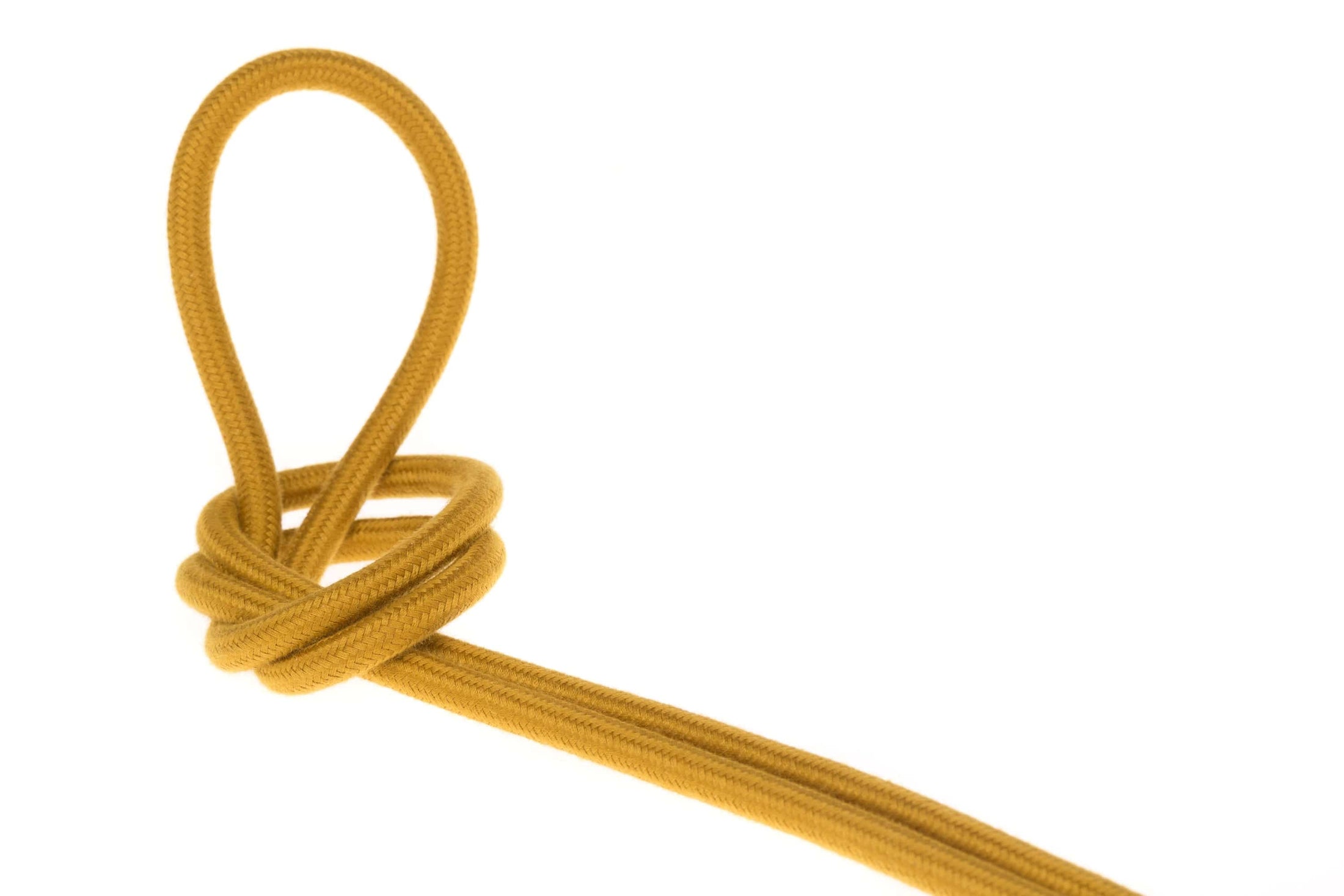 Cloth Covered Wire 18g, Ochre (Cotton) Color Cord Company