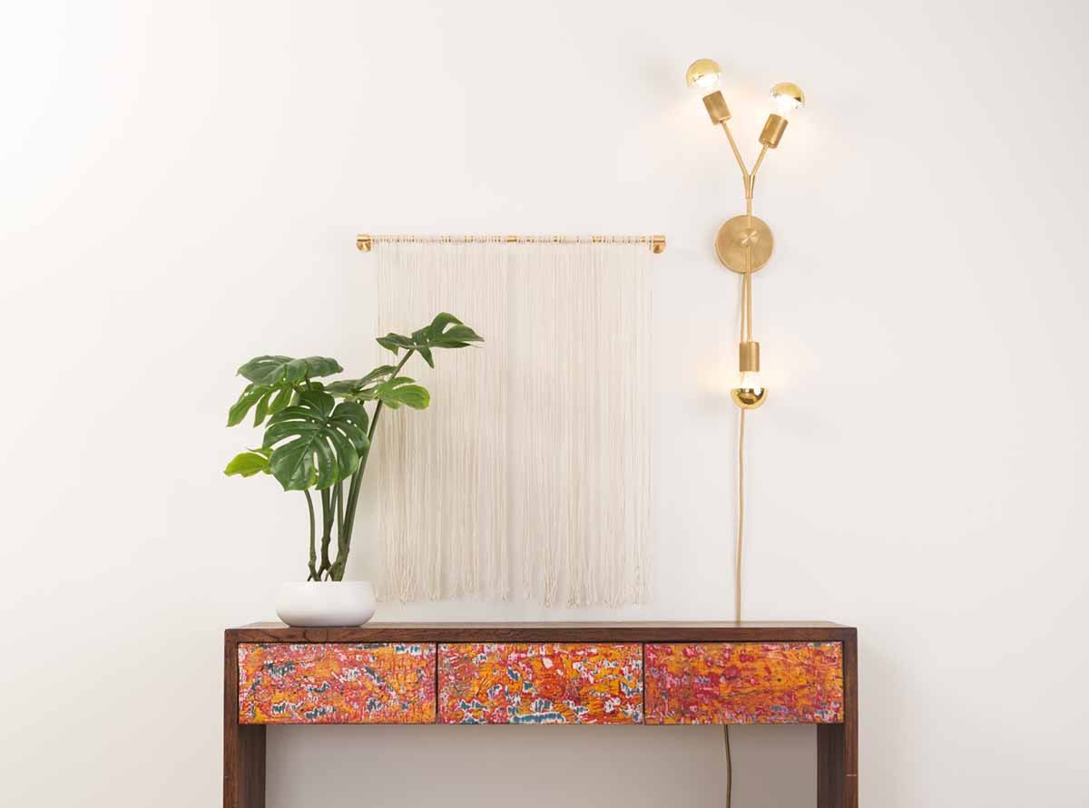 Twig 3-Arm Plug-In Sconce
