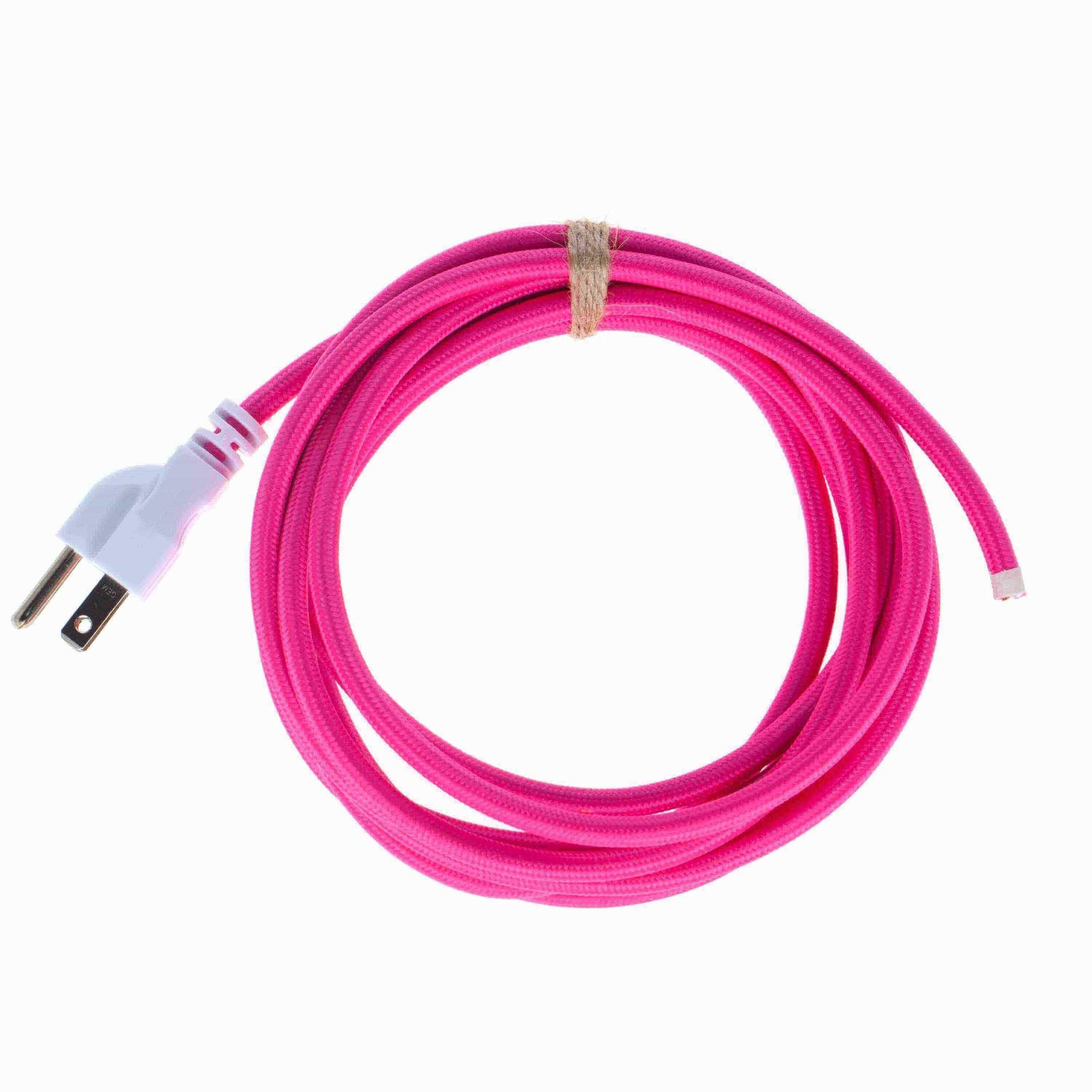 Power Cord Whip - Hot Pink