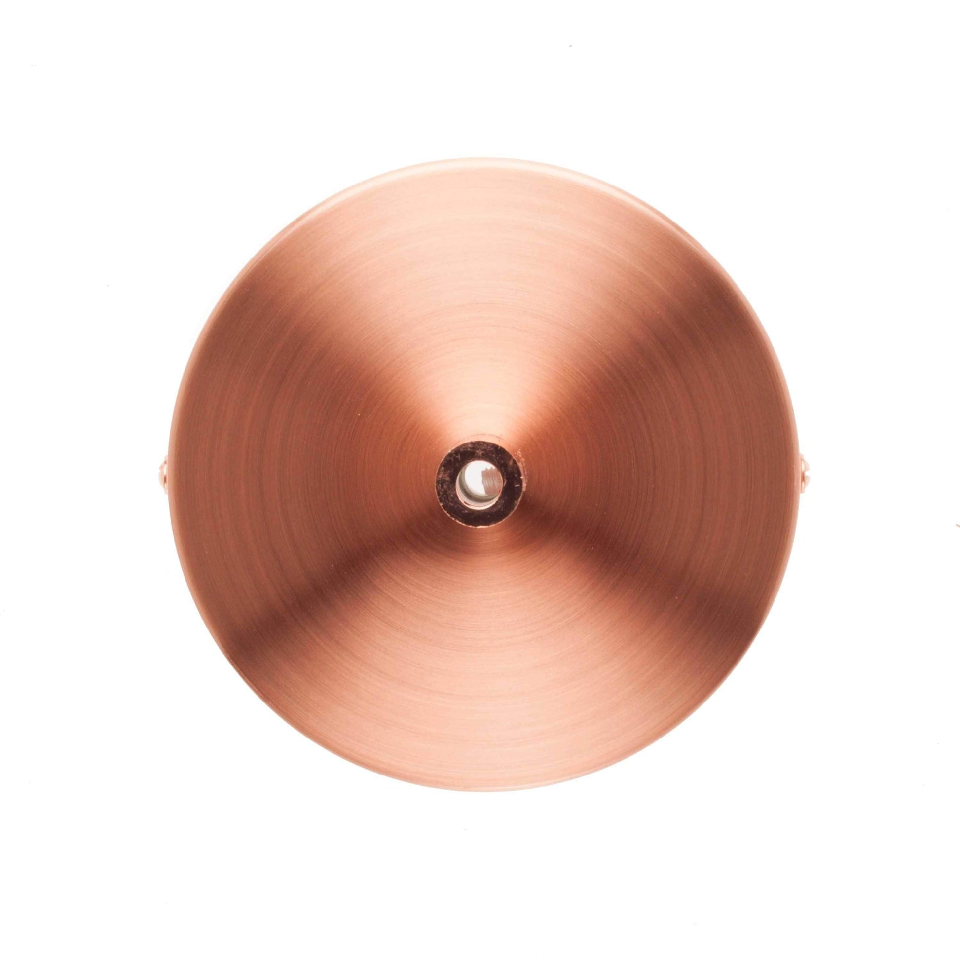Single Port Ceiling Canopy - Polished Copper