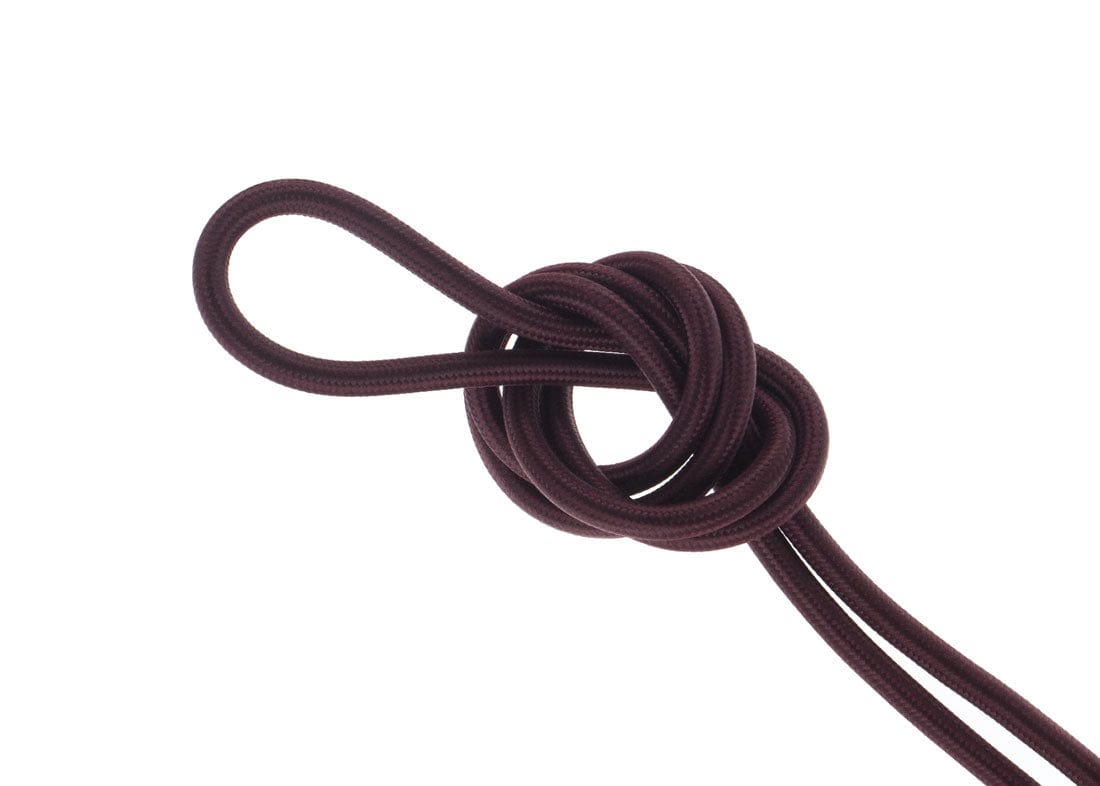 DIY Fabric Wire by the Foot - Oxblood