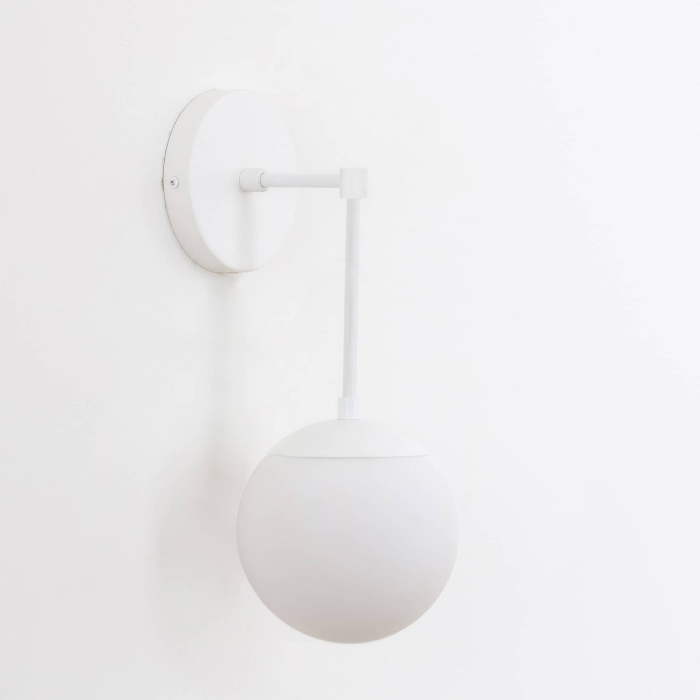 Mod Glass Globe Solo Sconce