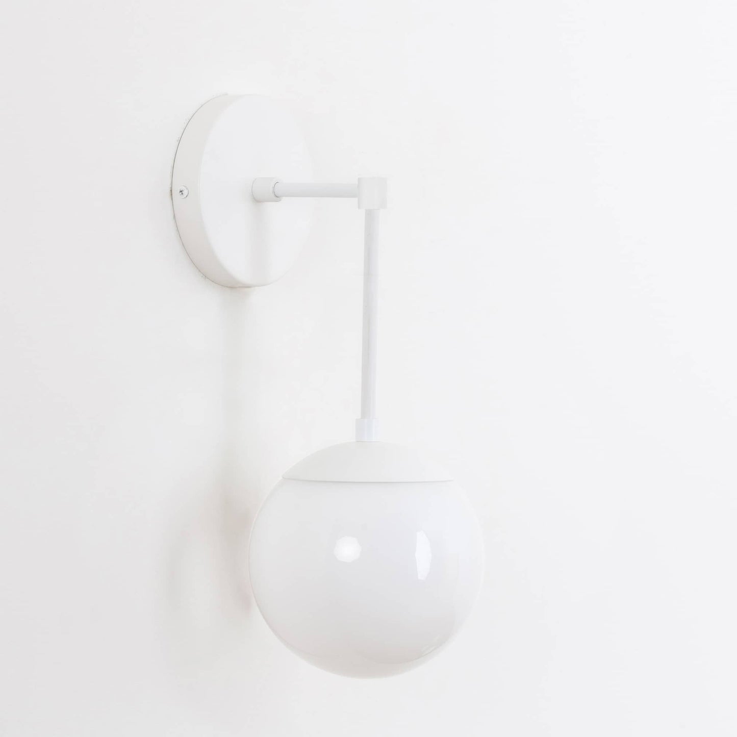 Mod Glass Globe Solo Sconce