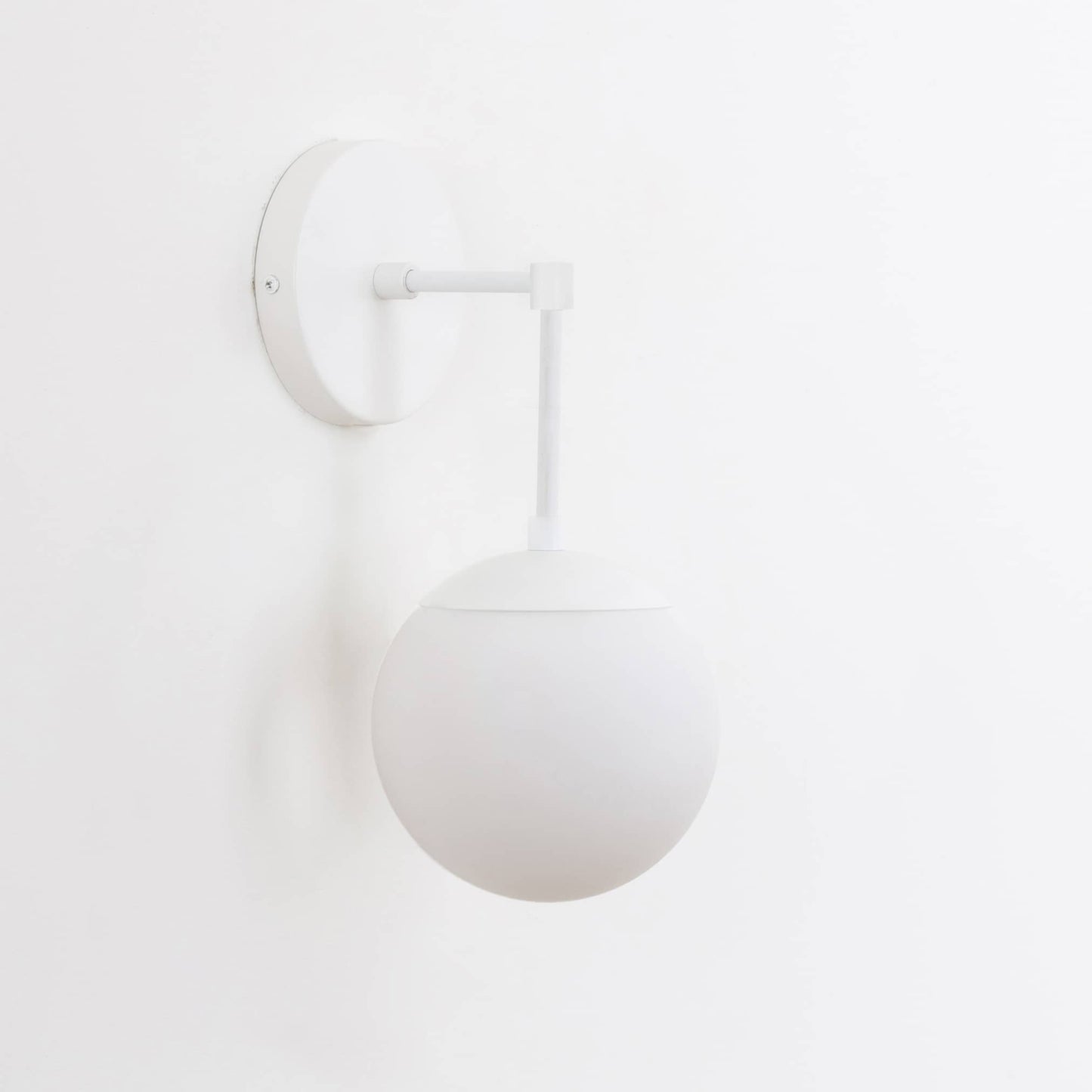 Mod Glass Globe Solo Sconce