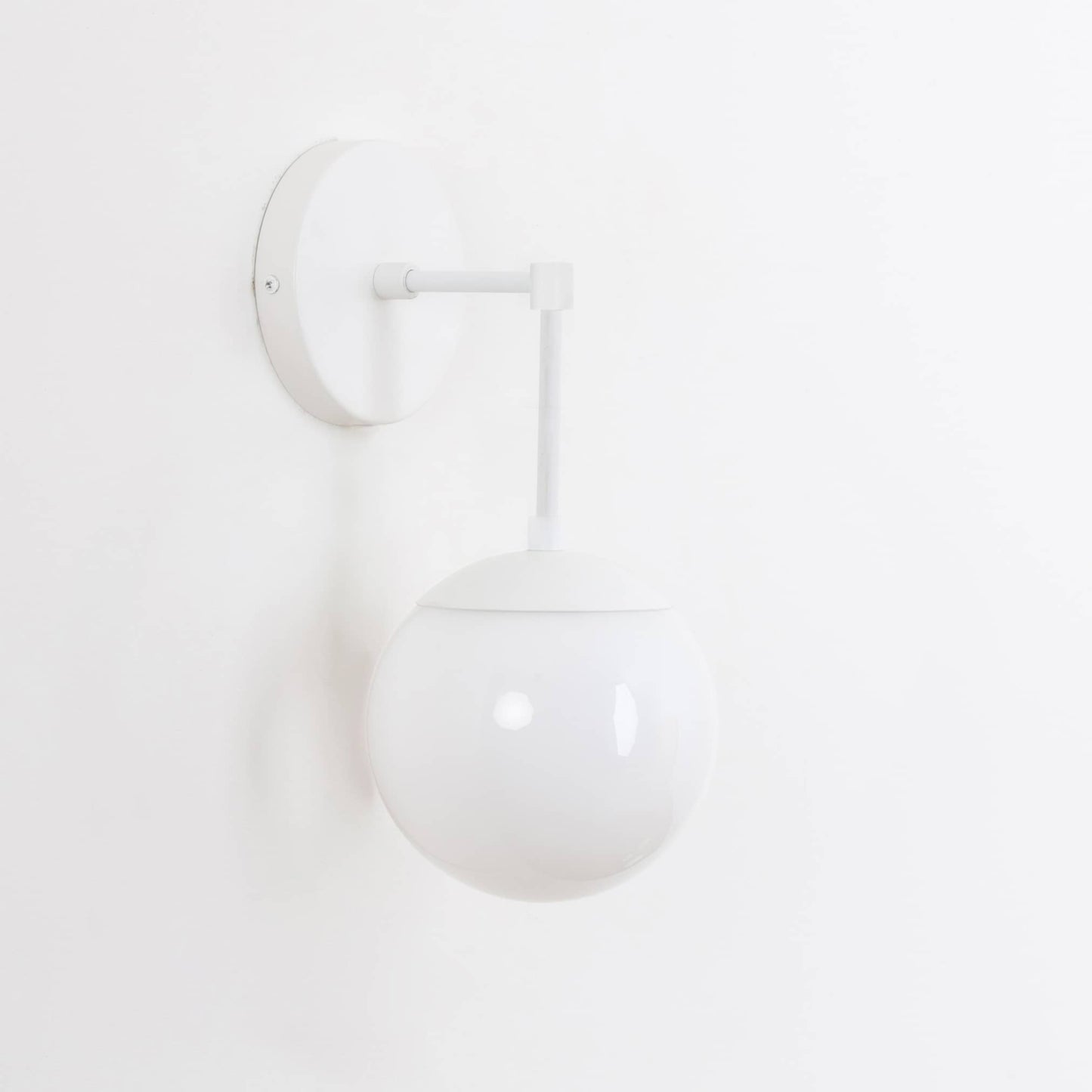 Mod Glass Globe Solo Sconce