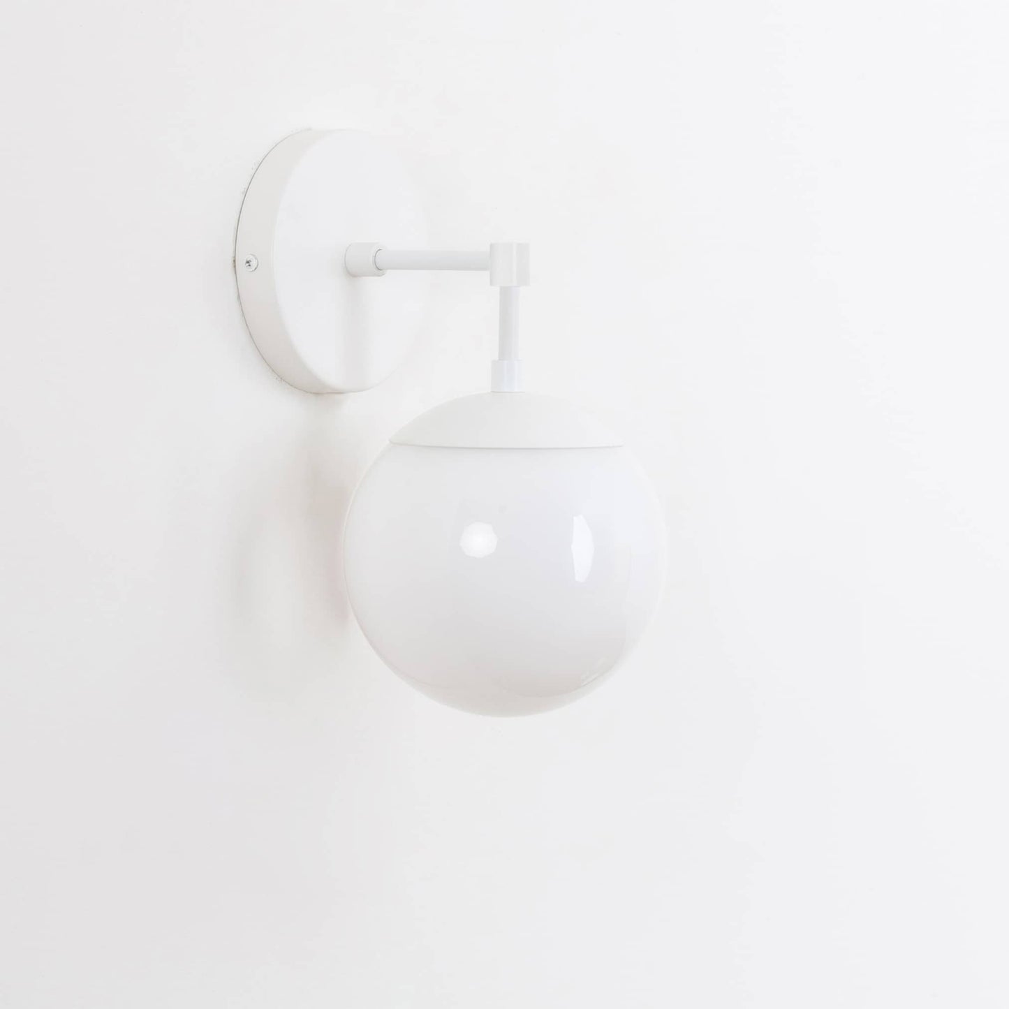 Mod Glass Globe Solo Sconce